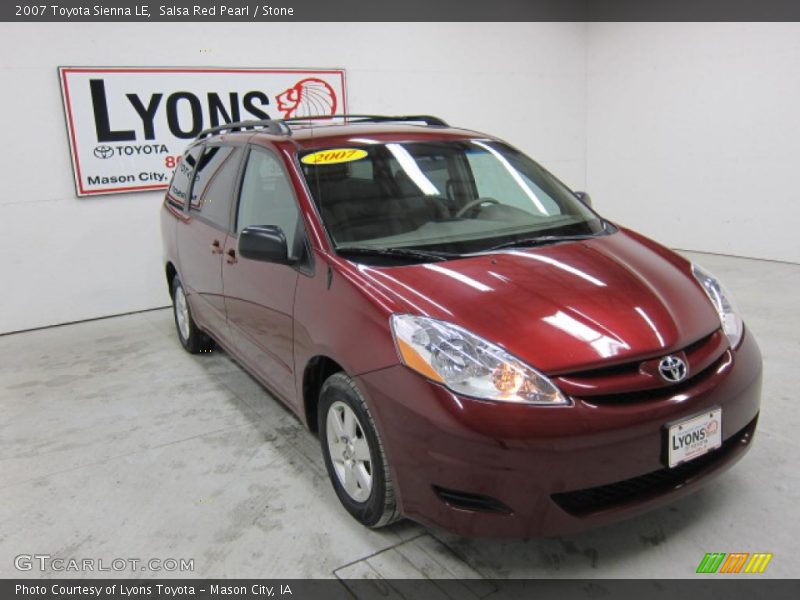 Salsa Red Pearl / Stone 2007 Toyota Sienna LE