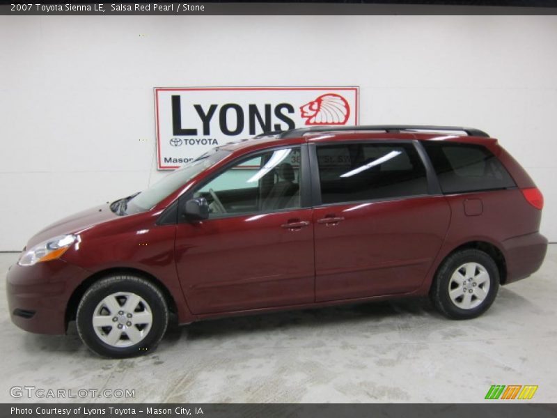Salsa Red Pearl / Stone 2007 Toyota Sienna LE