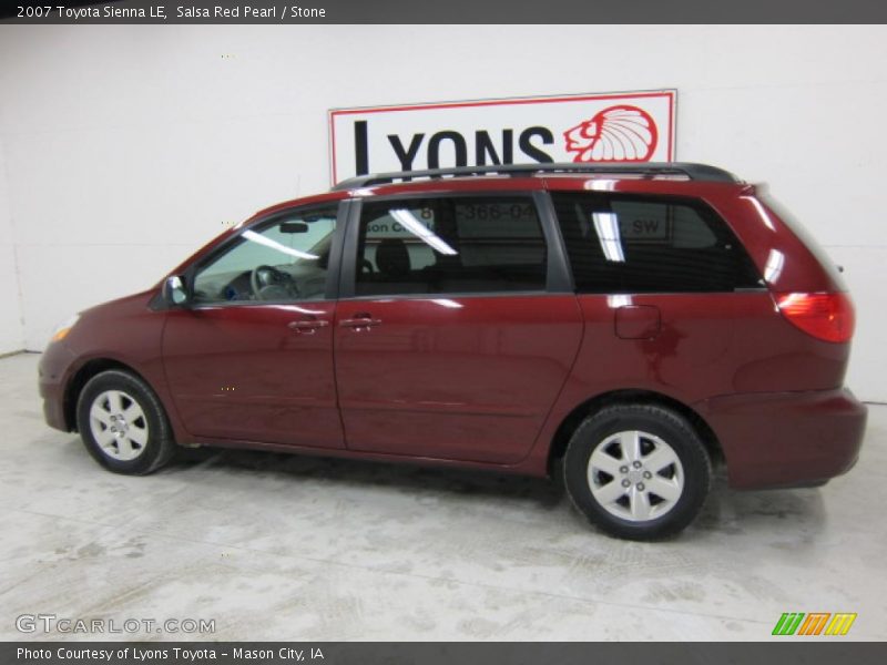 Salsa Red Pearl / Stone 2007 Toyota Sienna LE