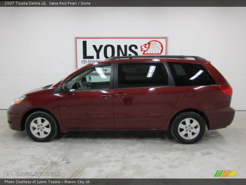 Salsa Red Pearl / Stone 2007 Toyota Sienna LE
