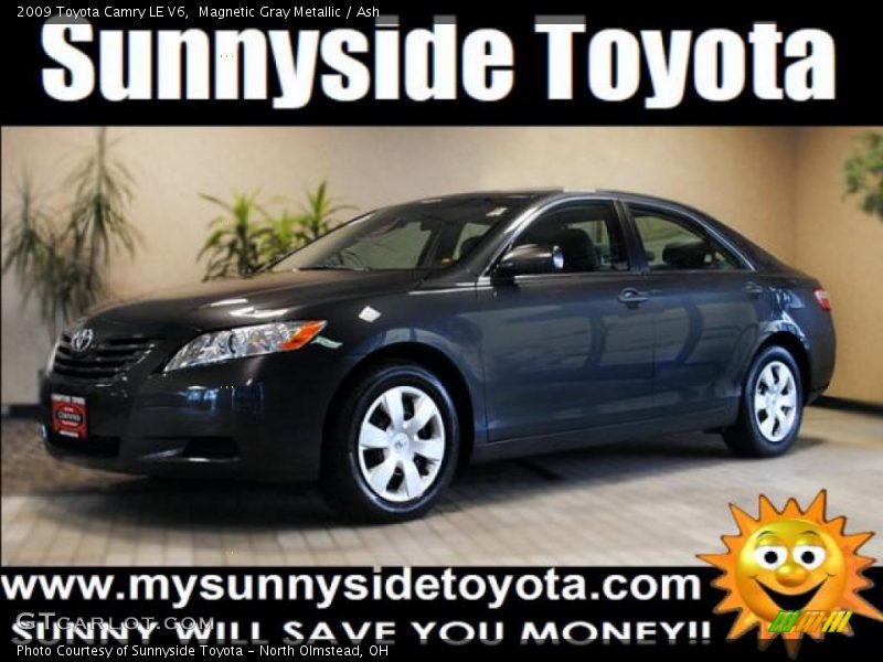 Magnetic Gray Metallic / Ash 2009 Toyota Camry LE V6