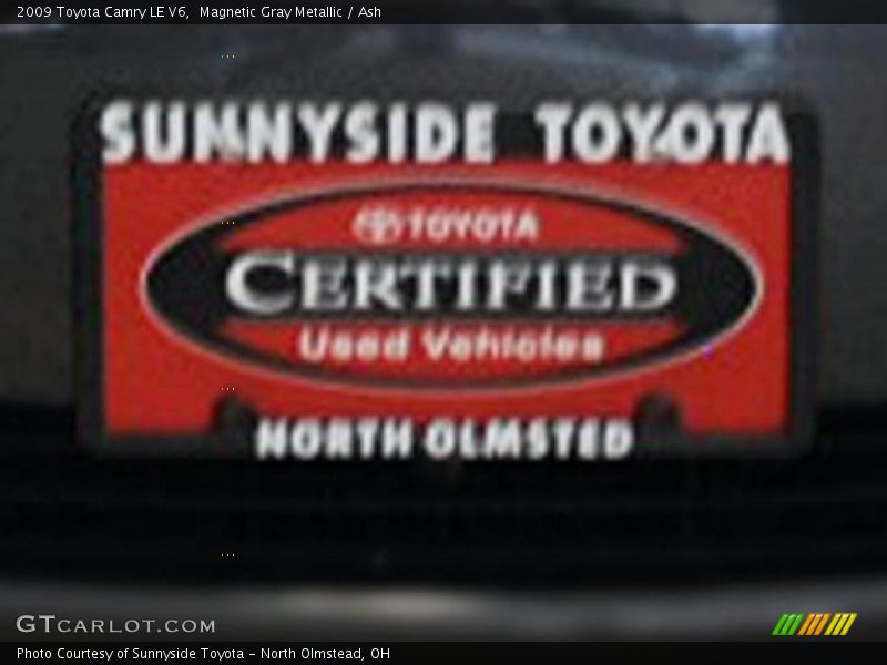 Magnetic Gray Metallic / Ash 2009 Toyota Camry LE V6