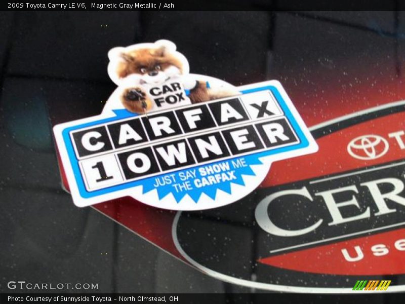 Magnetic Gray Metallic / Ash 2009 Toyota Camry LE V6