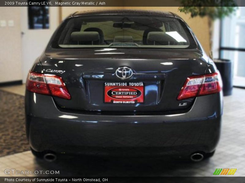 Magnetic Gray Metallic / Ash 2009 Toyota Camry LE V6