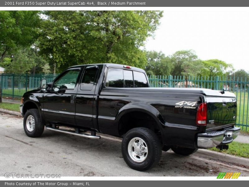 Black / Medium Parchment 2001 Ford F350 Super Duty Lariat SuperCab 4x4