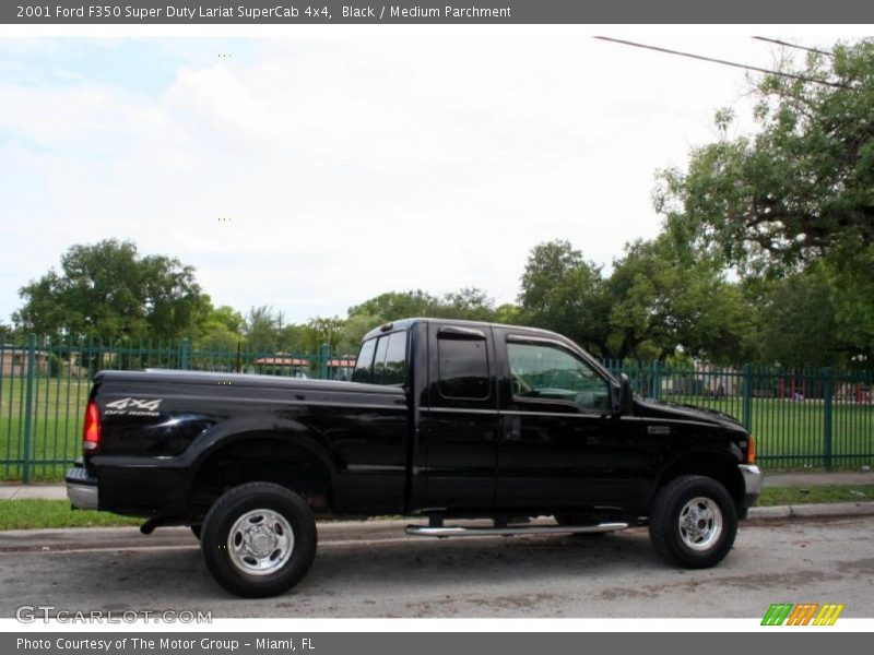 Black / Medium Parchment 2001 Ford F350 Super Duty Lariat SuperCab 4x4