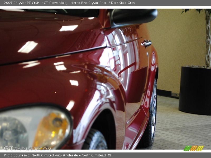 Inferno Red Crystal Pearl / Dark Slate Gray 2005 Chrysler PT Cruiser GT Convertible