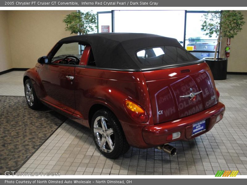 Inferno Red Crystal Pearl / Dark Slate Gray 2005 Chrysler PT Cruiser GT Convertible