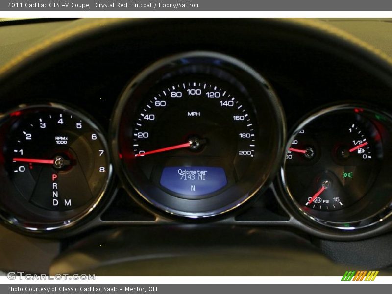  2011 CTS -V Coupe -V Coupe Gauges