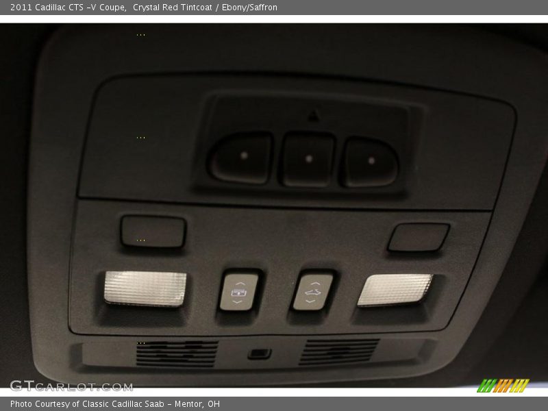 Controls of 2011 CTS -V Coupe
