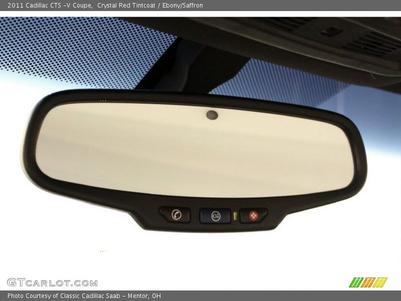 Crystal Red Tintcoat / Ebony/Saffron 2011 Cadillac CTS -V Coupe