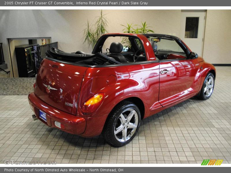 Inferno Red Crystal Pearl / Dark Slate Gray 2005 Chrysler PT Cruiser GT Convertible