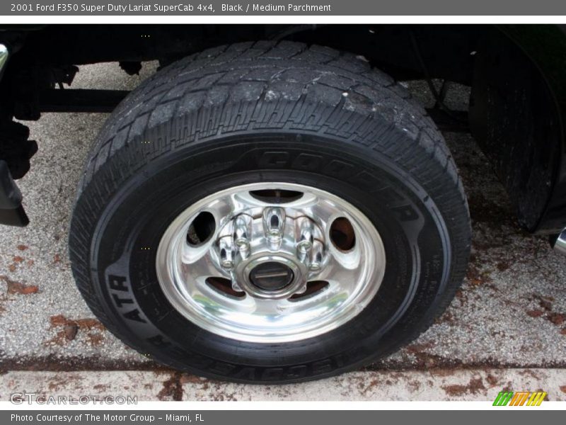 Black / Medium Parchment 2001 Ford F350 Super Duty Lariat SuperCab 4x4