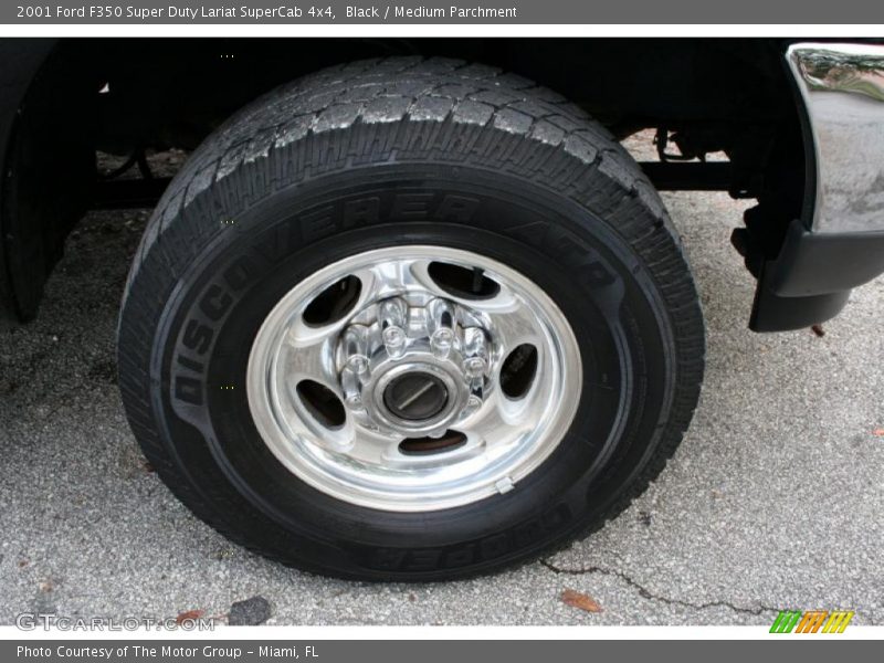 Black / Medium Parchment 2001 Ford F350 Super Duty Lariat SuperCab 4x4