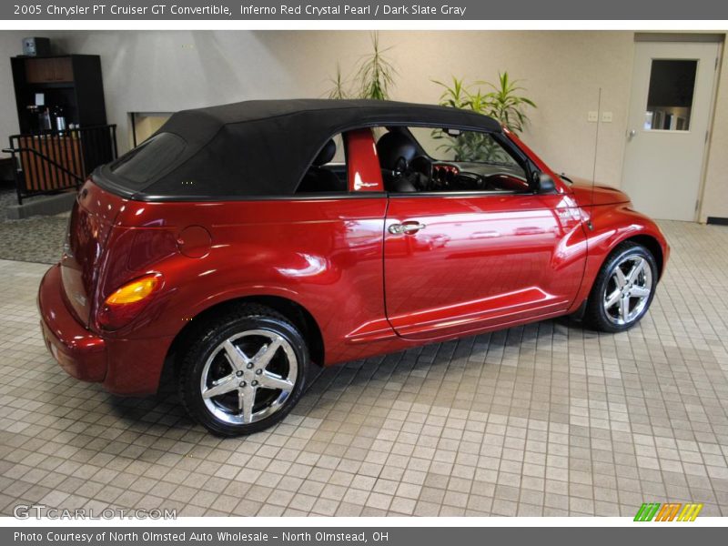 Inferno Red Crystal Pearl / Dark Slate Gray 2005 Chrysler PT Cruiser GT Convertible