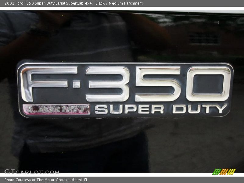 Black / Medium Parchment 2001 Ford F350 Super Duty Lariat SuperCab 4x4