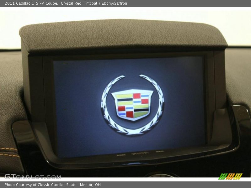 Crystal Red Tintcoat / Ebony/Saffron 2011 Cadillac CTS -V Coupe