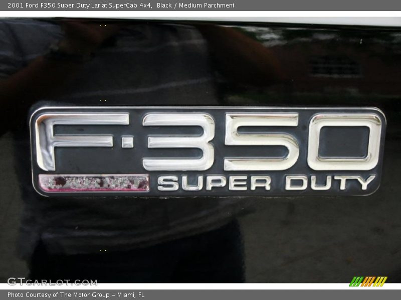 Black / Medium Parchment 2001 Ford F350 Super Duty Lariat SuperCab 4x4