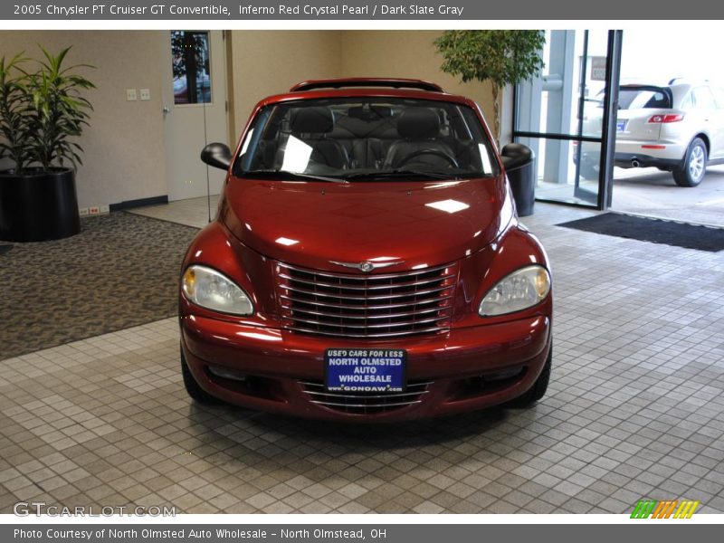 Inferno Red Crystal Pearl / Dark Slate Gray 2005 Chrysler PT Cruiser GT Convertible