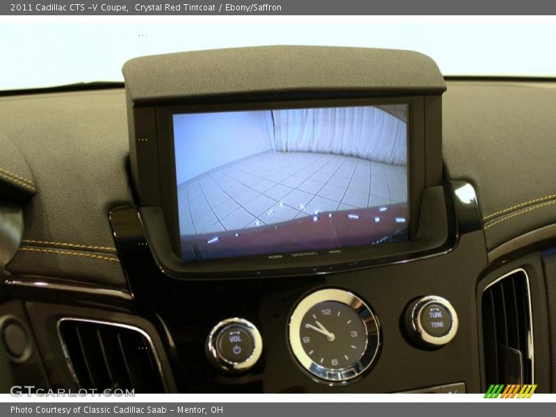 Crystal Red Tintcoat / Ebony/Saffron 2011 Cadillac CTS -V Coupe