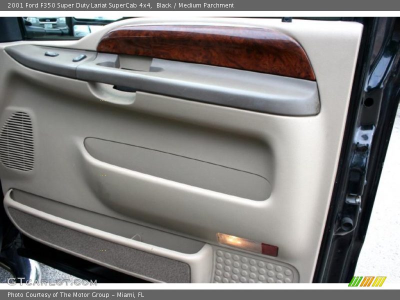 Black / Medium Parchment 2001 Ford F350 Super Duty Lariat SuperCab 4x4