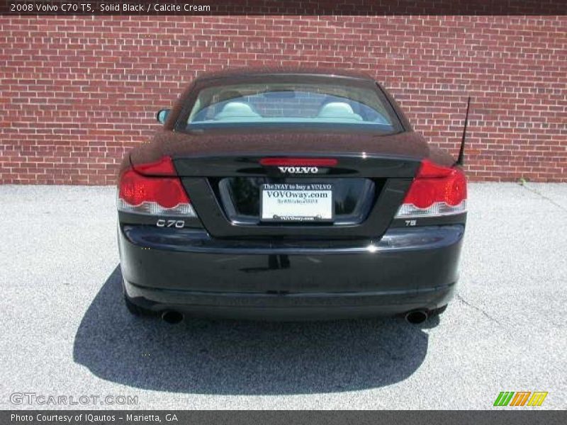 Solid Black / Calcite Cream 2008 Volvo C70 T5