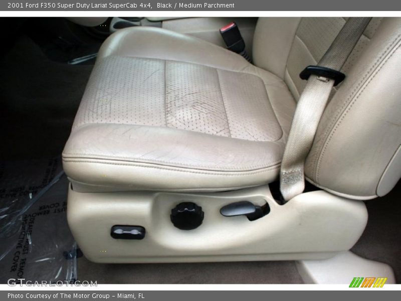 Black / Medium Parchment 2001 Ford F350 Super Duty Lariat SuperCab 4x4