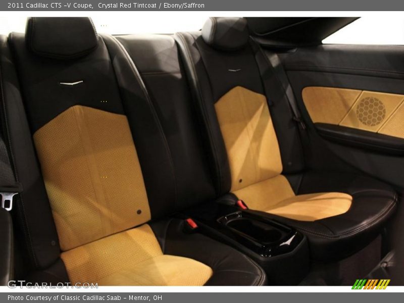  2011 CTS -V Coupe Ebony/Saffron Interior