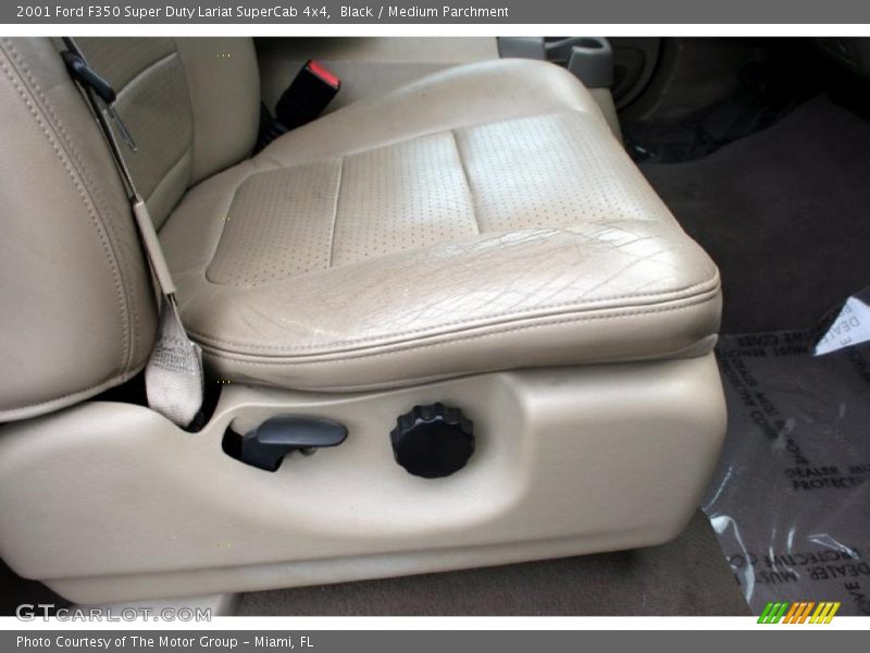 Black / Medium Parchment 2001 Ford F350 Super Duty Lariat SuperCab 4x4