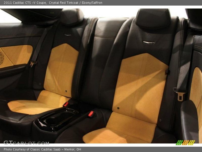 Crystal Red Tintcoat / Ebony/Saffron 2011 Cadillac CTS -V Coupe