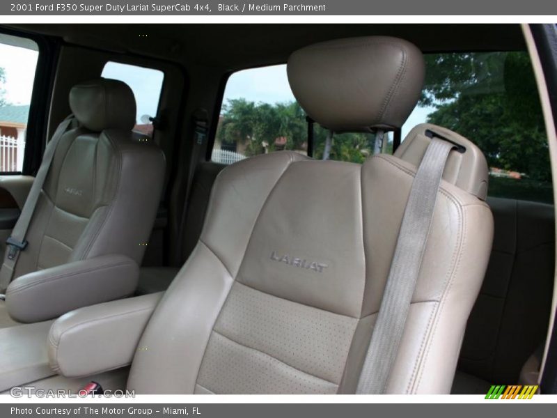 Black / Medium Parchment 2001 Ford F350 Super Duty Lariat SuperCab 4x4