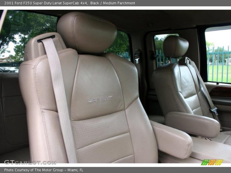 Black / Medium Parchment 2001 Ford F350 Super Duty Lariat SuperCab 4x4