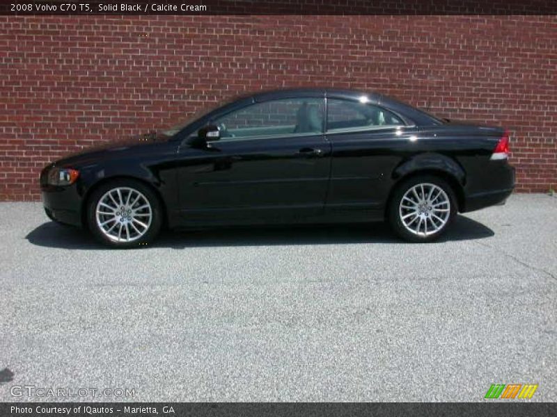 Solid Black / Calcite Cream 2008 Volvo C70 T5