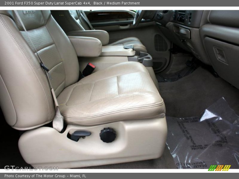 Black / Medium Parchment 2001 Ford F350 Super Duty Lariat SuperCab 4x4