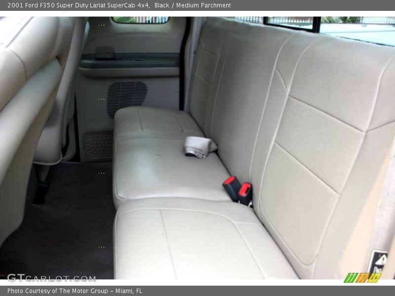 Black / Medium Parchment 2001 Ford F350 Super Duty Lariat SuperCab 4x4