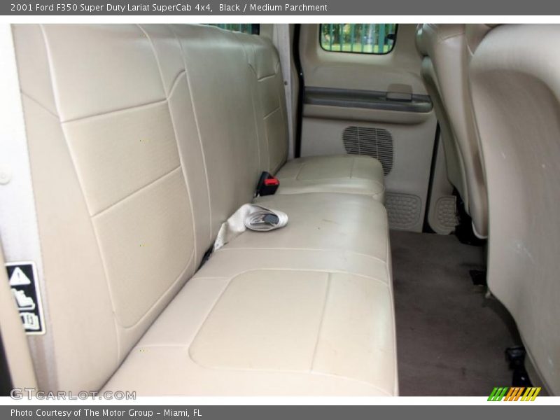 Black / Medium Parchment 2001 Ford F350 Super Duty Lariat SuperCab 4x4