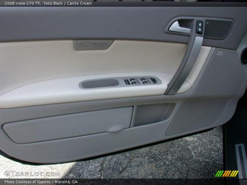 Solid Black / Calcite Cream 2008 Volvo C70 T5