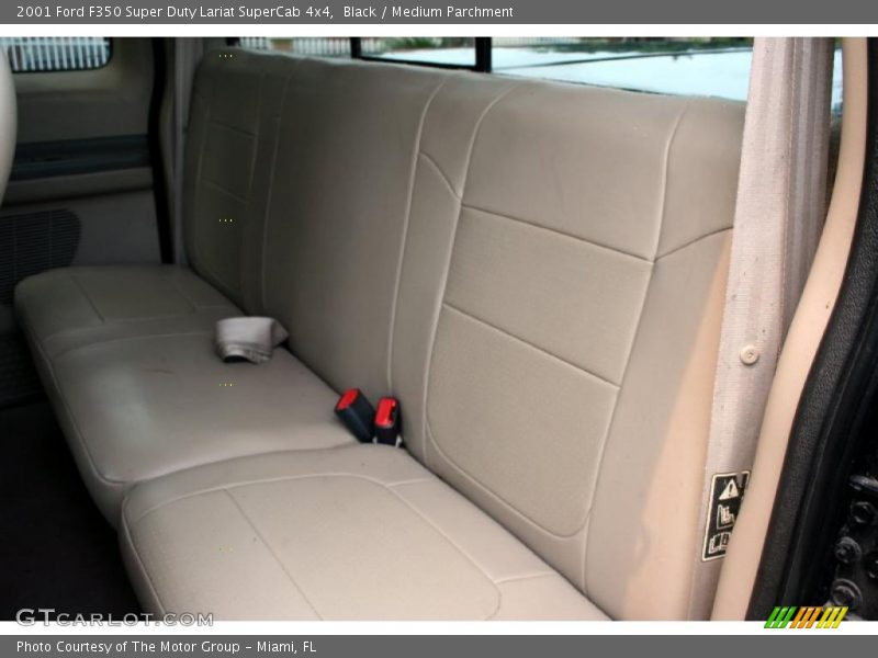 Black / Medium Parchment 2001 Ford F350 Super Duty Lariat SuperCab 4x4