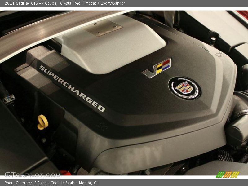 Crystal Red Tintcoat / Ebony/Saffron 2011 Cadillac CTS -V Coupe