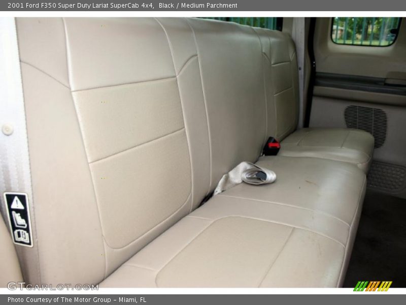 Black / Medium Parchment 2001 Ford F350 Super Duty Lariat SuperCab 4x4