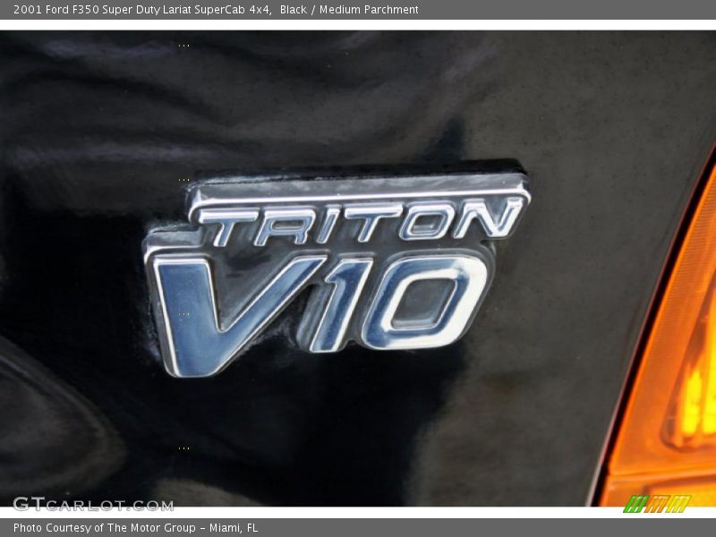 Black / Medium Parchment 2001 Ford F350 Super Duty Lariat SuperCab 4x4