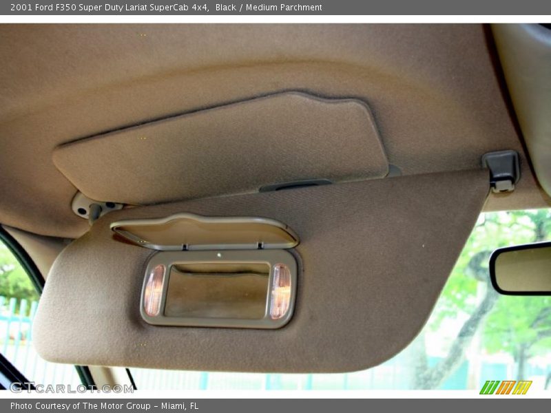 Black / Medium Parchment 2001 Ford F350 Super Duty Lariat SuperCab 4x4