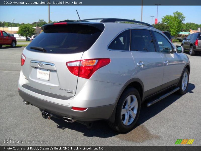 Liquid Silver / Beige 2010 Hyundai Veracruz Limited