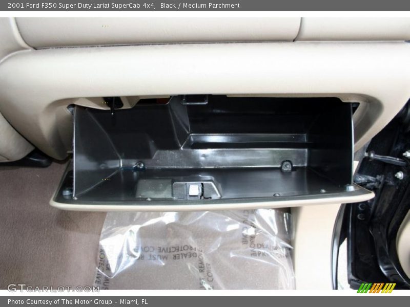 Black / Medium Parchment 2001 Ford F350 Super Duty Lariat SuperCab 4x4