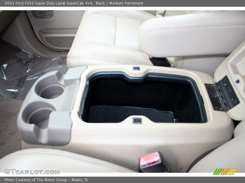 Black / Medium Parchment 2001 Ford F350 Super Duty Lariat SuperCab 4x4