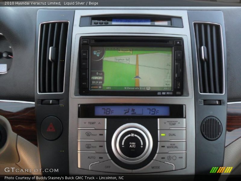 Liquid Silver / Beige 2010 Hyundai Veracruz Limited