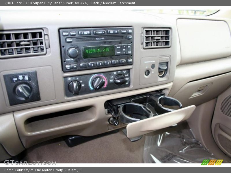 Black / Medium Parchment 2001 Ford F350 Super Duty Lariat SuperCab 4x4