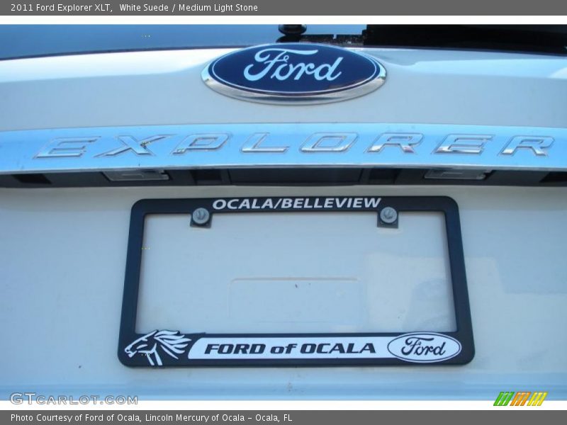 White Suede / Medium Light Stone 2011 Ford Explorer XLT