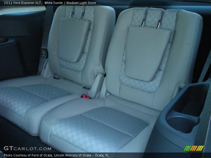 White Suede / Medium Light Stone 2011 Ford Explorer XLT