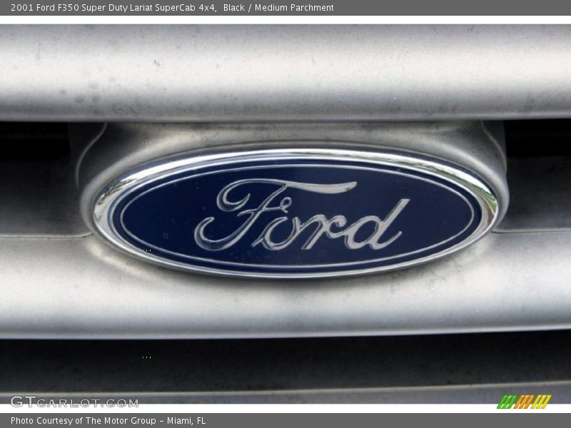 Black / Medium Parchment 2001 Ford F350 Super Duty Lariat SuperCab 4x4